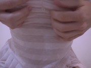 His sexy stepsister asks him to fuck her after teasing him with her dress 3/16