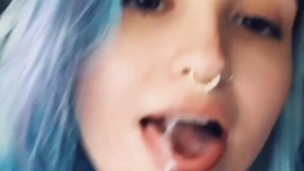 Playing with Cum