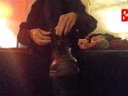 Taking off my boots, an smelly socks. plus more!
