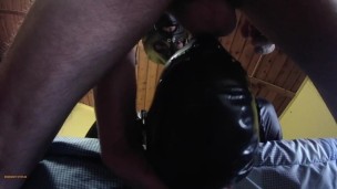 Laura on Heels amateur 2021 blowjob, deepthroat and huge cumshot, with drooling