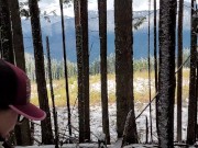 Nerdy Faery's Rear View Snowy Piss 2/16