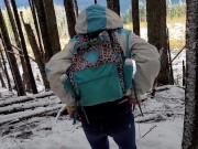 Nerdy Faery's Rear View Snowy Piss 3/16