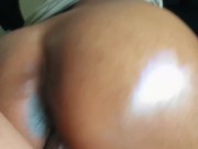 Rough backshots feel like heaven when the pussy is this wet another creampie for this hot ebony 10/16
