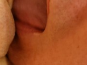 Closeup clit licking