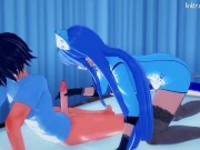 Kinky nurse Esdeath doms a patient to get all his cum out 5/16