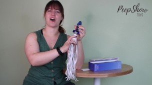 Toy Review - Chrystalino Tail Glass Butt Plug with Tail / Whip, Courtesy of Peepshow Toys!