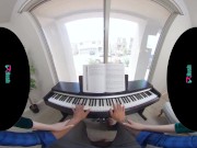 VRHUSH Rebecca Vanguard lets her piano teacher creampie her asshole 5/16