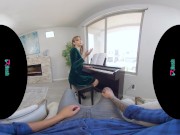 VRHUSH Rebecca Vanguard lets her piano teacher creampie her asshole 6/16