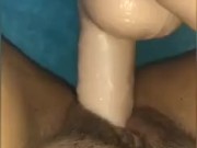 This dildo made my juicy pussy squirt so hard!