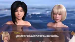 FreeloadingFamily-Threesome Beach Fun and Bathroom Sex