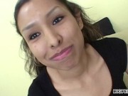 Perky Cock Sucking Student Natalie Rosa Gets Facialed By Big Hard Dick 3/16