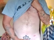Army mechanic masturbating
