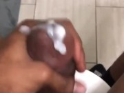 Black Stud Cums Everywhere! - Screenshot 2 of 16 - Cum