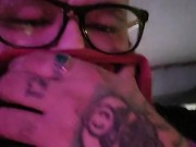 Sniffing Panties in front of wife 2/16