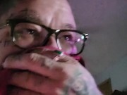 Sniffing Panties in front of wife 5/16