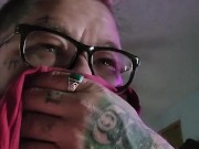 Sniffing Panties in front of wife 6/16