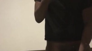 Beating my dick at work