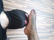 Blonde Tattooed Lady And Her Foot Slave 9/16