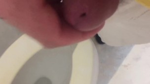 Attempting to Jerk in Park Bathroom but Kept Getting Interrupted 