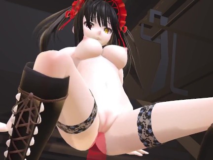 Kurumi's duplicates are having fun on their own.