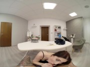 VR BANGERS Little Fuck Break With Hot Teen Mia Evans At Work VR Porn 2/16