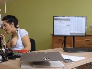 LOAN4K Naughty bank executive fucks a busty girl who needs extra money 7/16