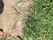 Feet getting nice a dirty outside 