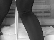 pissing and brings herself to orgasm, squirting milky tits 9/16