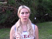 Fucking the cheerleader while her parents are out of town! 2/16