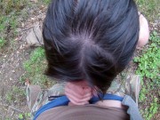 Blowjob in the mountains 14/16