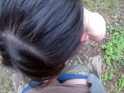 Blowjob in the mountains 15/16