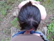 Blowjob in the mountains 6/16