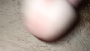 Stroking Long 8 in dick