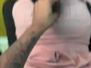 Slutting her out after work  1/16