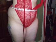 Sexy Pawg Step Mother teasing the cheating neighbor with her irresistible big white ass 3/16