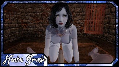 Lady Dimitrescu titty fucks you before swallowing your cum - Resident Evil Village Hentai