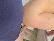 Cute athletic girl fucks before bathing after work and has a slippery pussy 9/16