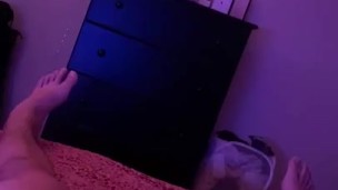 Twink using his toy
