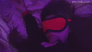 Pov silicone sex doll blowjob cum in face creampie Led lights