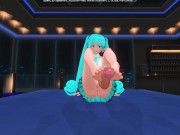 3D HENTAI FOOTJOB Cute miku footjob 8/16