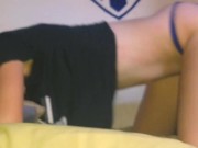 Latina argentina es sumisa y se deja cojer en 4 patas 16/16