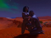 мою девушку залили спермой а я целую её губы и грудь [3D хентай]
