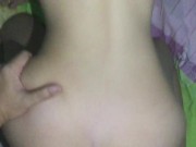 เสียงไทย เย็ดแฟนนักศึกษาท่าหมา Doggy style couple Fuck 2/16