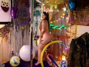 HD LOONER Fuck Bunny plays with her big balloons! +100 Balloons B2P Suck Fucked&Pussy stuffed to cum 3/16