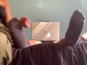 No Distractions! Tickled During Zoom meeting 3/16