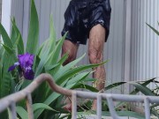 The sun heated the water well 5/16