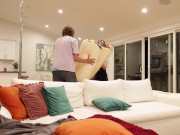 Playing Throw Throw Burrito With Adriana Chechik 15/16