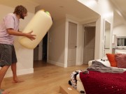 Playing Throw Throw Burrito With Adriana Chechik 4/16