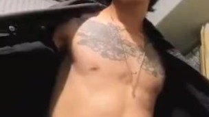 sexy boy is tickled while changing clothes