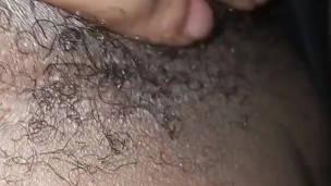 Rubbing My Hairy Pussy